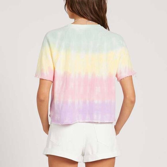 NWT Volcom Tie-Dye Raw Edge Rag T-shirt - Picture 2 of 11